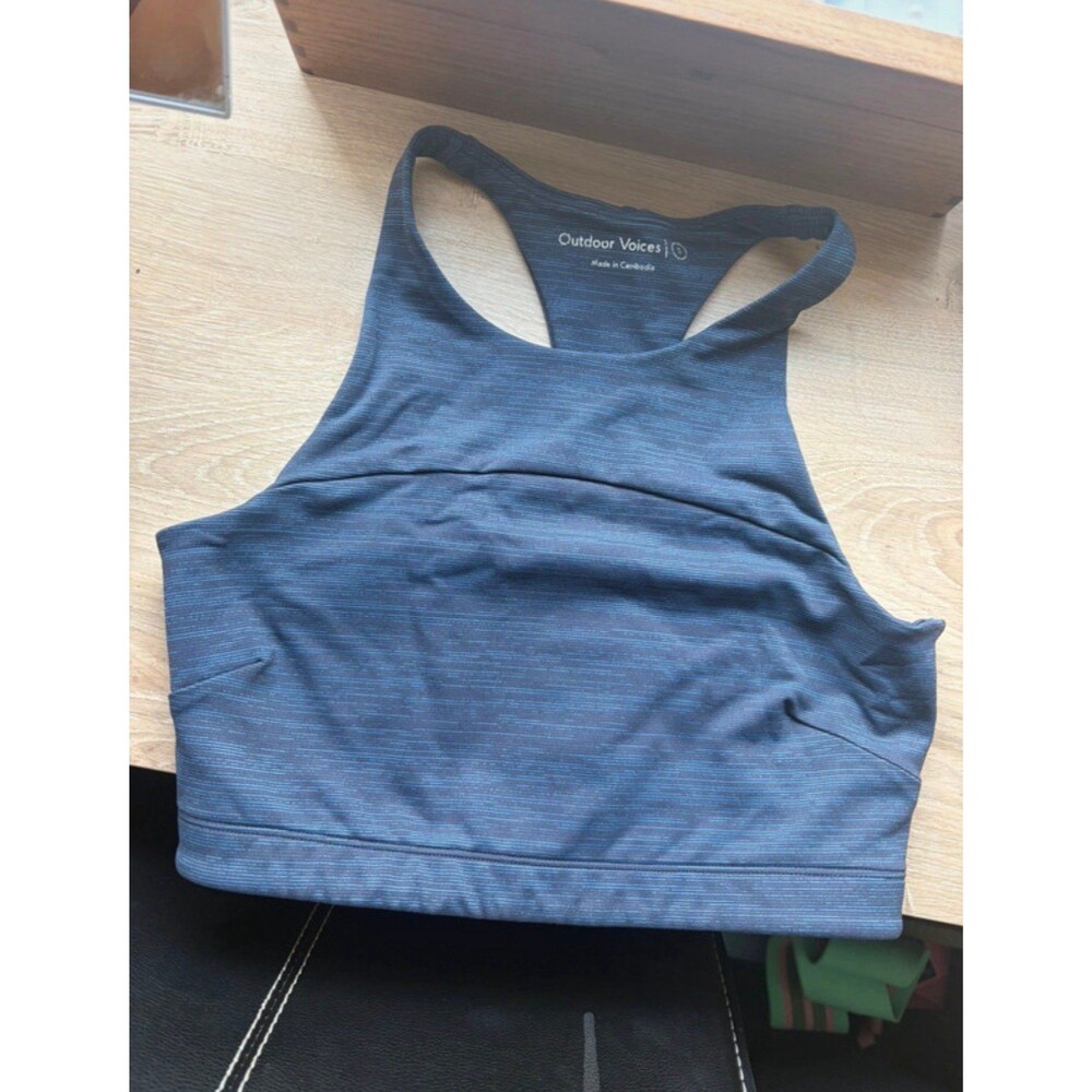 Outdoor Voices Navy Sports Bra